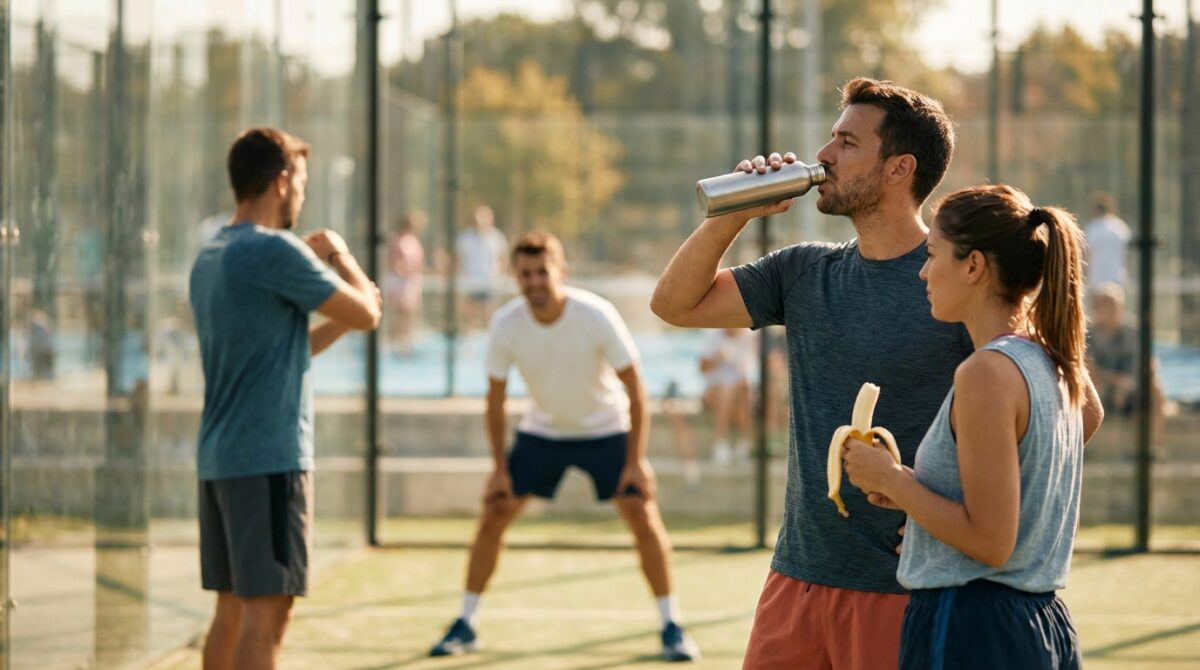 alimentación jugadores pádel