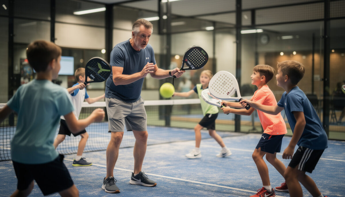 Jason Manford, aficionado del pádel, anima a los jóvenes de Reading a practicar este emocionante deporte jason manford
